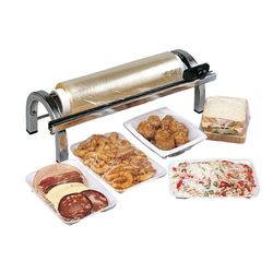 Garcia de Pou Clingfilm dispenser murale, in acciaio INOX, argento, 30 x 30 x 30 cm, Inossidabile-acciaio, Silver, 30 x 30 x 30 cm