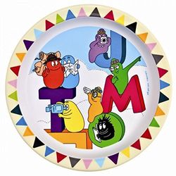 Barbapapa BAB905F - Prato para bebé, desenho de letras