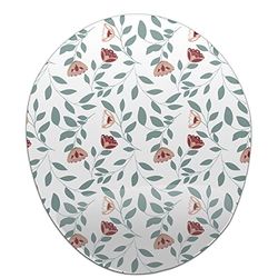 Bonamaison, Tapis de Souris Ergonomique avec Repose-Poignet - Impression numérique - pour Le Bureau et la Maison - 20 x 23 cm