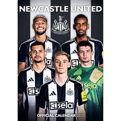 2025 Calendar Newcastle United FC Month to View A3 Football Calendar Official Product