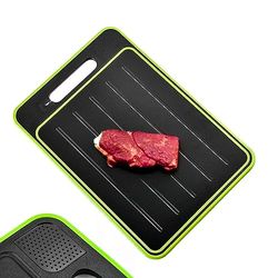 Tabla para Descongelar Alimentos + Tabla de Cortar (4 en 1) NK - Descongelar, Cortar, Rallador Especias y Afilador Cuchillos, Antiadherente y Antideslizante, 36.5 x 25 x 1cm (Apta para Lavavajillas)