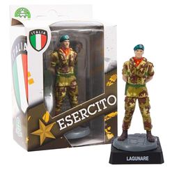 Giochi Preziosi Armée Italienne - Personnage de 8 cm représentant Un Lagon très détaillé à la Fois en Uniforme et en Division, pour Enfants à partir de 3 Ans, Eer20600