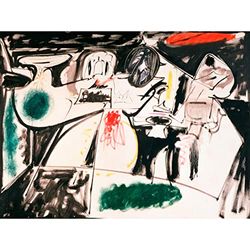 Gorky De Laatste Schilderen Abstracte Expressionistische Grote Muur Art Print Canvas Premium Muurschildering