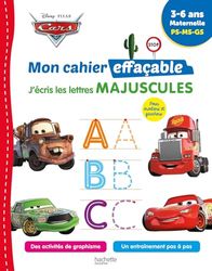 Disney - Cars Mon cahier effaçable - J'écris les lettres majuscules (3-6 ans)