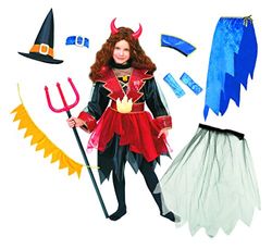 Ciao – magisk flicka kostym halloween, 3 i 1 4–6 anni