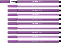 Pennarello Premium - STABILO Pen 68 - Confezione da 10 - Prugna