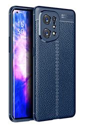 lopolike Custodia per Oppo Find X5, morbida custodia in TPU resistente ai graffi [antigraffio] [protezione anticaduto] per Oppo Find X5, blu