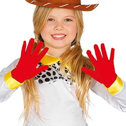 FIESTAS GUIRCA | Guantes Rojos Infantiles (18 cm) - Accesorio de Disfraz para Diablos y Demonios - Ideal para Halloween, Carnaval y Fiestas de Disfraces - Unisex para Niños - Rojo