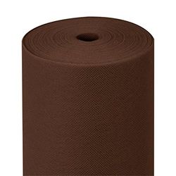 Tablecloth "Spunbond" Pre-Cut 120 Cm 60 Gsm 1,2X50,4 M Chocolate Pp - 1 Units