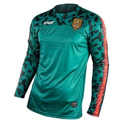 RINBB| Rinat Jersey Quartz, Maglia da Portiere Unisex – Adulto, Arancione/Verde, al