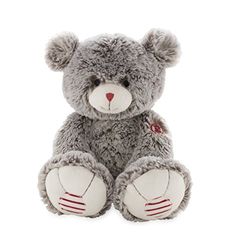 Kaloo - Coleção vermelha, urso de peluche, 38 cm, cor cinzenta (Juratoys K962754)
