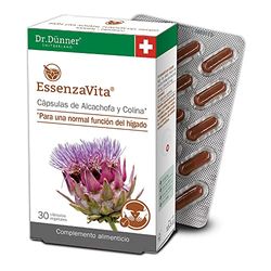 Salus - Complemento Alimenticio Essenza Vita de Alcachofa y Colina - 30 Cápsulas - Apoya la Digestión y la Actividad del Hígado - Elaborado con Extractos de Alcachofa y Colina