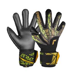 Reusch Attrakt Duo Finger Support gripvaste, beschermende keepershandschoenen, voetbalhandschoenen voor volwassenen voor mannen en vrouwen, met vingerbescherming voor alle weersomstandigheden en