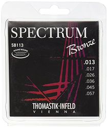 Thomastik Saiten für Akustikgitarre Spectrum Bronze Series nickelfrei Satz SB113 medium .013-.057