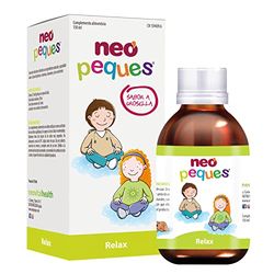 NEO PEQUES | Jarabe Infantil Relax | 150 ml | Para Problemas de Sueño e Inquietud en Niños | Mejora el Bienestar Digestivo | A Base de Plantas Naturales y Oligoelementos | Sabor Grosella