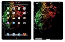 Royal Sticker - Autoadhesivo para Tablet Colorful Flowers iPad 3