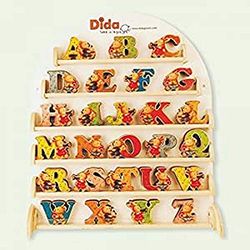 Dida E197 houten letters, 156 stuks