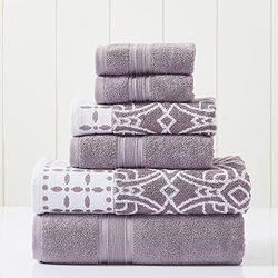 Modern Threads Juego de 6 Piezas, 2 Toallas de baño, 2 Toallas de Mano, 2 Toallas de baño, 2 Toallas de baño, 2 Toallas de baño, 2 Toallas de baño, 2 Toallas de Mano, 2 Toallas de baño, 2 paños