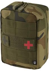 Brandit Molle First Aid Pouch Large, Color: Woodland, Size: OS