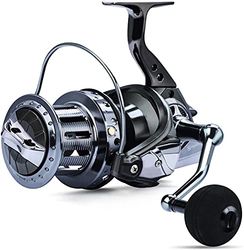 Sougayilang Spinning Reels 10000 Series Surf Vismolens, 10+1 RVS BB Ultra Glad Krachtig met CNC Aluminium Spoel Vismolens voor Zoutwater Zoetwater