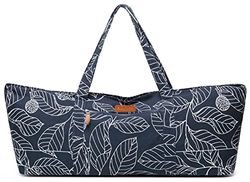 ELENTURE Grote yogamattas voor dames, reistas voor pilates kantoor strandtraining, draagtas met mat riem voor 1/4 inch ~ 1/2 inch dikke oefenmat