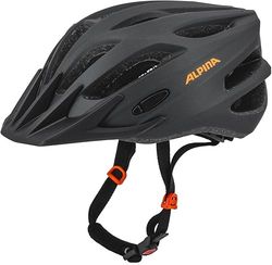 Alpina Tour 2.0 helm, volwassenen, uniseks, charcoal-oranje mat (meerkleurig), 58-62