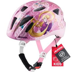 Alpina XIMO Capacete de ciclismo, meninas, Disney Rapunzel, 47-51