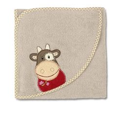 STERNTALER Cape de Bain Karlotta la Vache 100 X 100 Naturel