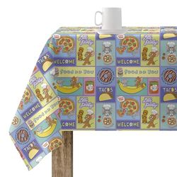 BELUM Nappe en résine (Tacte plastifié) 140 x 140 cm Anti-Taches Modèle Yummy Tom Jerry 3 Nappe Non Toile cirée Nappe en Coton