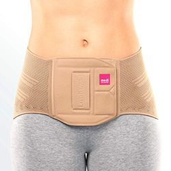 medi Lumbamed plus - Ortesi lombare da donna - Sabbia - Taglia IV - Ortesi LWS per alleviare la colonna lombare
