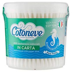 COTONEVE Organic Cotton Sticks 200 Pieces