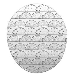 Questo Casa, Tapis de Souris Ergonomique avec Repose-Poignet - Imprimé numérique - Antidérapant - pour Le Bureau et la Maison - Dimensions : 20 x 23 cm