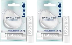 LABELLO Hydratant Hyaluron (1 x 5,2 g), Baume à lèvres à la formule ultra-hydratante et repulpante, Soin hydratant à l’Acide Hyalyronique pour des lèvres lisses (Lot de 2)