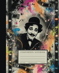 Composition Notebook | Colorful Charades: Wide Lined | 120 Pages | 7.5x9.25 | Cream Paper