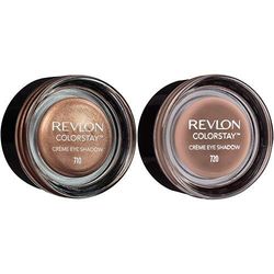 Revlon ColorStay Crème Eye Shadow, Caramel with Revlon ColorStay Crème Eye Shadow, Chocolate
