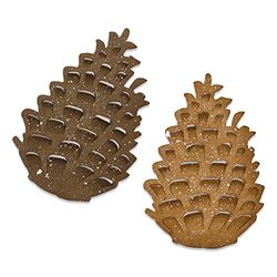 Sizzix Bigz Die 664756 Pinecone by Tim Holtz One Size