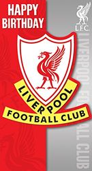 Liverpool FC LP047 - Biglietto di auguri di compleanno con stemma