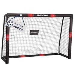 HUDORA Soccer Goal Pro Tect - Large soccer goal for kids and adults - Foam-covered football goal with net - Premium Outdoor Goal Wall with Impact Protection