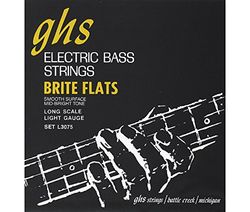 GHS™ Strings »BRITE FLATS™ - L3075-4-STRING BASS« Corde per Basso Elettrico - Alloy 52™ - Light: 045-098