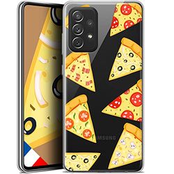 Caseink fodral för Samsung Galaxy A72 4G/5G (6.7) [HD gel tryckt i Frankrike Foodie Design Pizza Collection - mjuk - ultratunn]