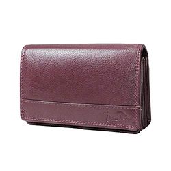 Arrigo Unisex vuxen plånbok plånbok, Röd (Bordeaux), 3x8.5x12.5 cm (B x H x T)