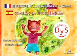 Je rentre à la maternelle - Gianni: Adapté aux lecteurs dyslexiques - dès 3 ans - Contient une partie activité dessin