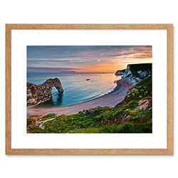 Wee Blue Coo Durdle Door Dorset Cliff Art Framed Wall Art Print