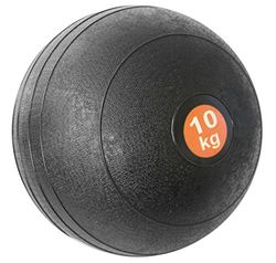 Slam Ball 10 kg zwarte medicijnbal krachttraining bootcamp gewichten zwart