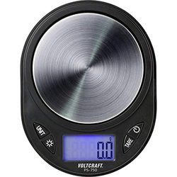 VOLTCRAFT Balance de précision PS-750 Plage de pesée (Max.) 750 g Lisibilité 0.1 g à Pile(s) Noir