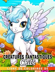 Livre de coloriage de créatures fantastiques Chibi: Laissez libre cours à votre imagination avec des créatures mythiques envoûtantes