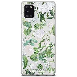 ERT GROUP mobiltelefonfodral för Samsung A31 originalt och officiellt licensierat Babaco mönster Flowers 034 optimalt anpassad till formen på mobiltelefonen, gedeeltelijk transparant
