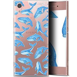 Beschermhoes voor Sony Xperia XA1, 5 inch, ultradun, motief: walvis