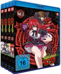 Highschool DxD - Staffel 1 - Gesamtausgabe - Bundle Vol.1-4 (4 Blu-rays)