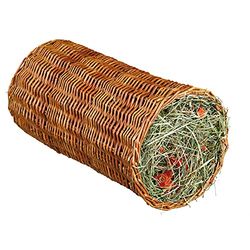 Trixie Tunnel di salice con Fieno/Carota, ø 20 × 38 cm